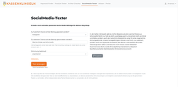 Kassenklingeln Tools Partner Asset: Kassenklingeln Tools SocialMedia-Texter